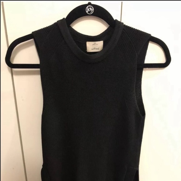 Wilfred Dark Green Sleeveless Knit Top - Picture 5 of 15